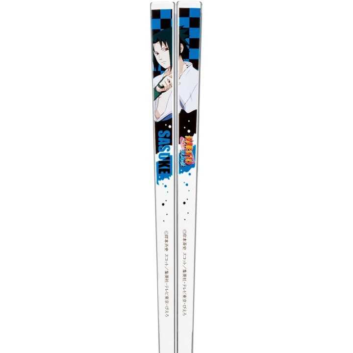Baguettes en acrylique Naruto Sasuke, 21 cm, lavables au lave-vaisselle, importées du Japon