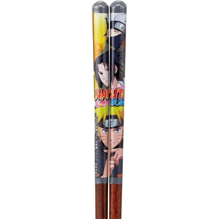 Baguettes laquées Naruto, 21 cm, Skater, importées du Japon