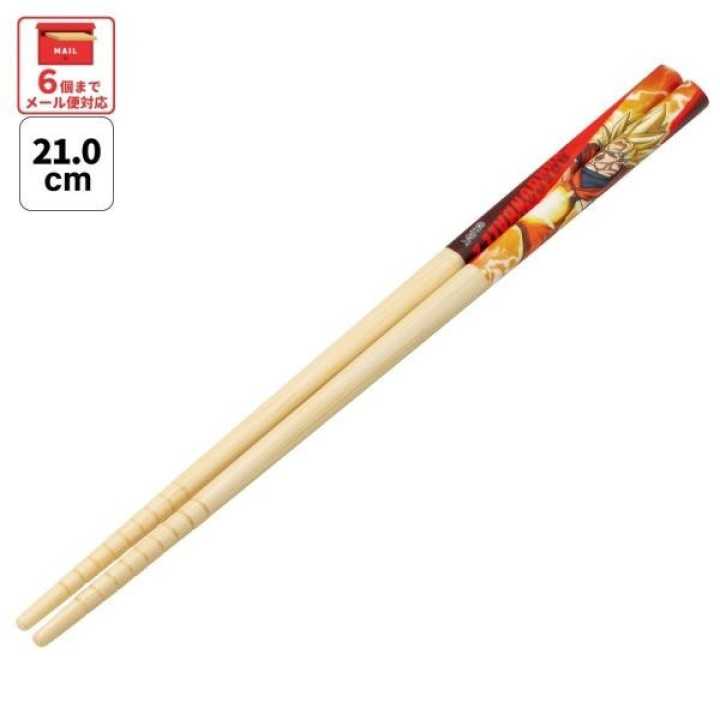 Baguettes en bambou Dragon Ball Z Goku, 21 cm, Skater, importées du Japon