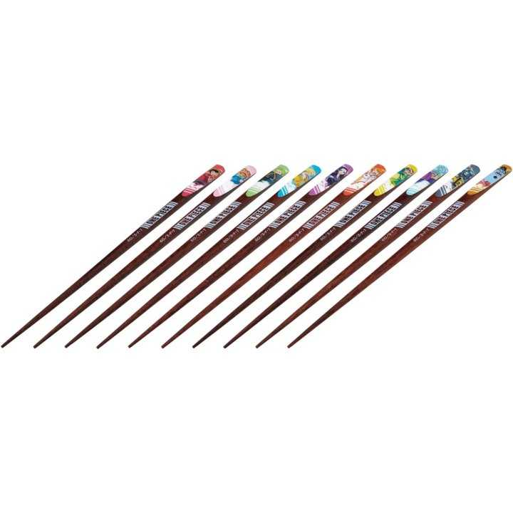 Set de regalo de palillos de una pieza, 5 pares, 21 cm, importados de Japón