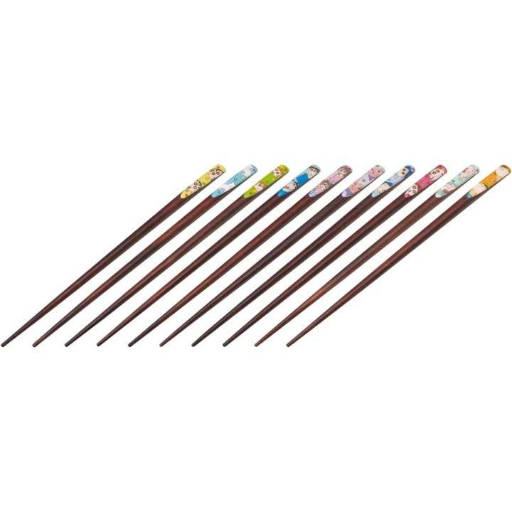 Crayon Shin-chan Essstäbchen-Geschenkset, 5 Paar, 21 cm, Import aus Japan