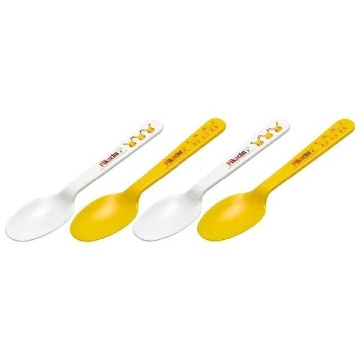 Set di cucchiai Pikachu, 4 pezzi – Importato dal Giappone (Pokémon)