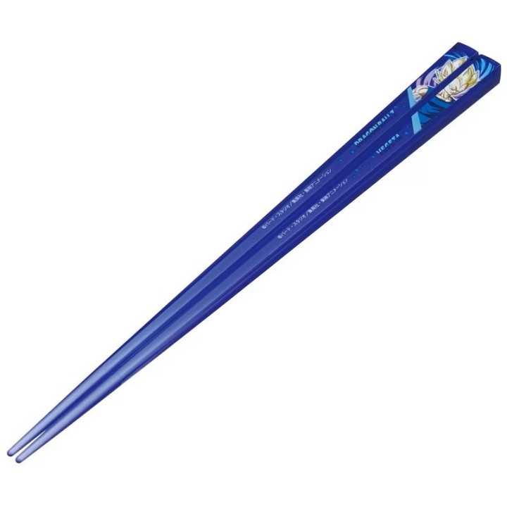 Palillos acrílicos de Vegeta de Dragon Ball Z, 21 cm, aptos para el lavavajillas, Japón