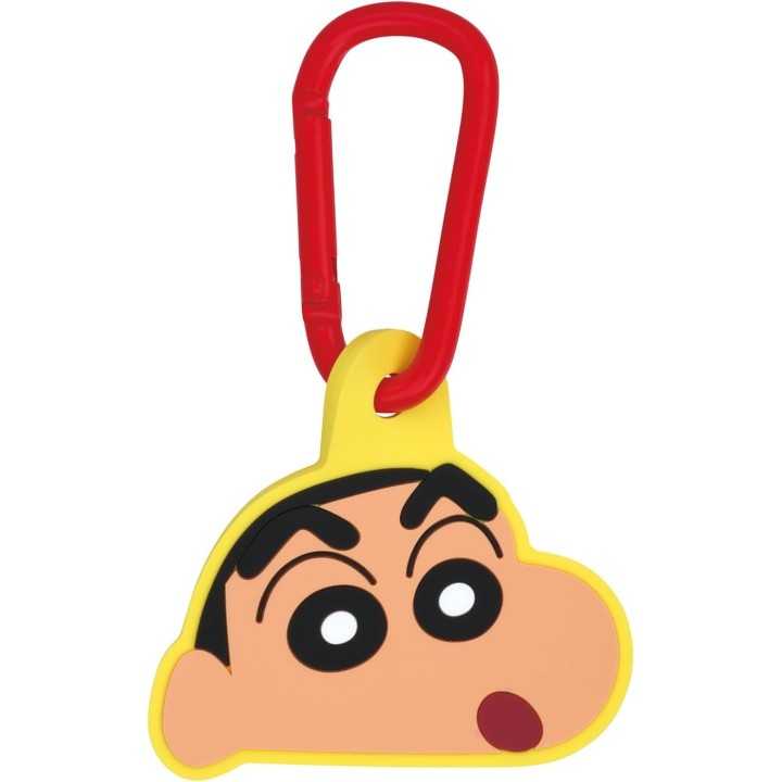 Crayon Shin-chan Karabinerhaken mit Gummifigur ZELK1-A – Import aus Japan