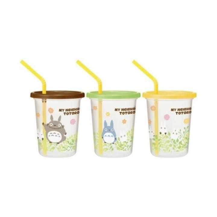 Skater Totoro Strohhalm-Becher-Set 320 ml SIH3ST Import aus Japan