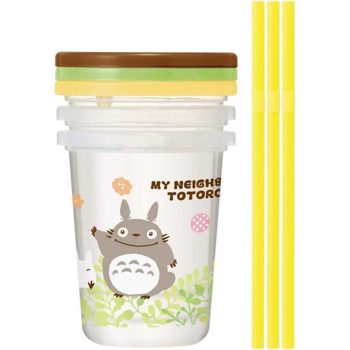 Skater Totoro Strohhalm-Becher-Set 320 ml SIH3ST Import aus Japan