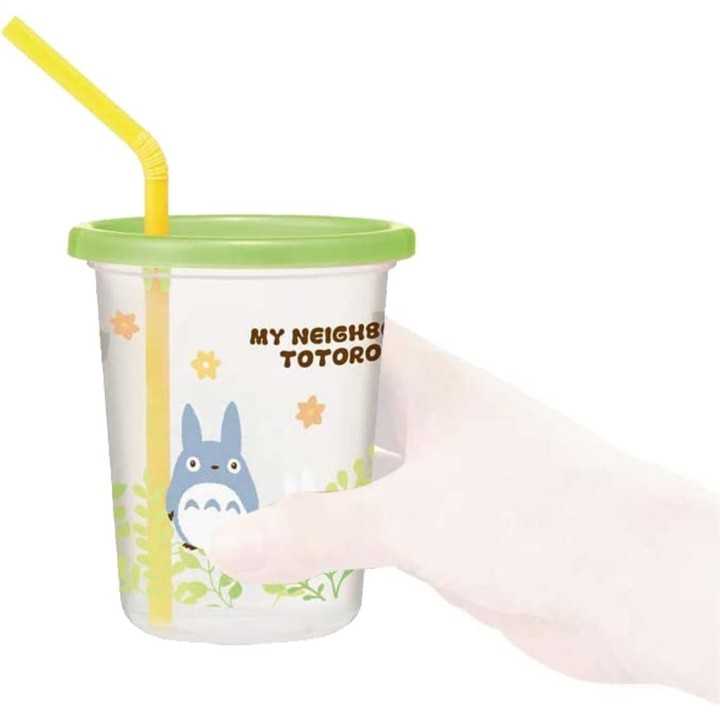 Skater Totoro Strohhalm-Becher-Set 320 ml SIH3ST Import aus Japan