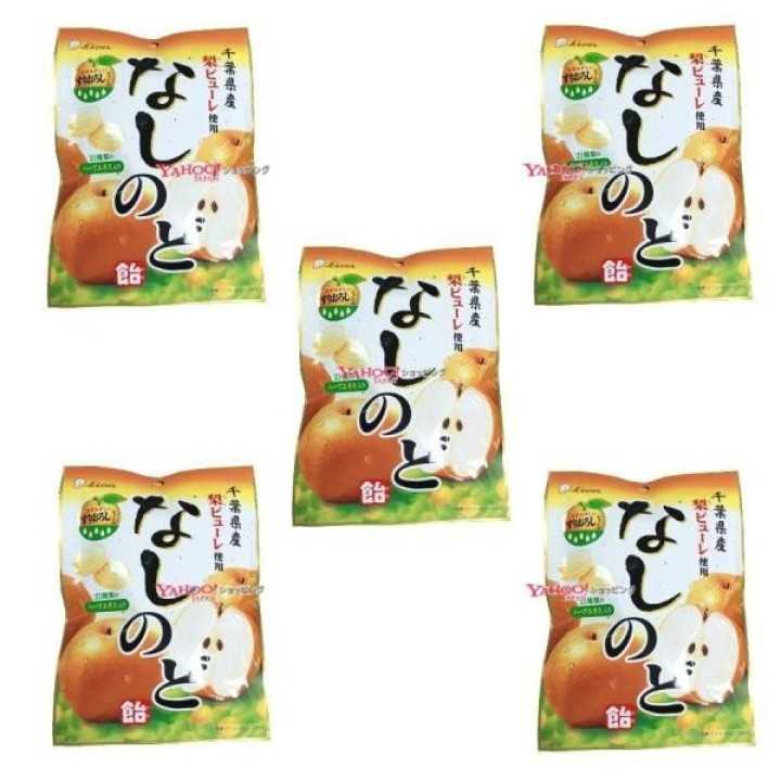 LION OKASHI - Bonbons à la Poire Nashi (poire japonaise) 80g