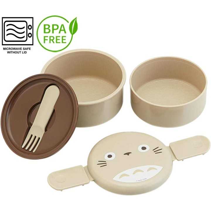 Boîte à lunch ronde Skater Totoro 500 ml ONWR1-A – Importée du Japon
