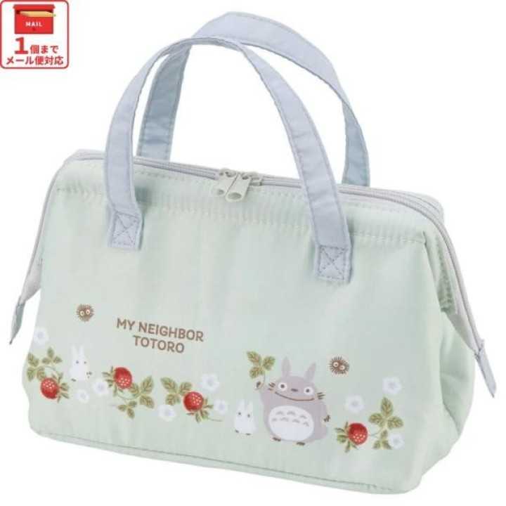 Skater Totoro isolierte Lunch-Tasche in Himbeerrot KGA1-A – Import aus Japan