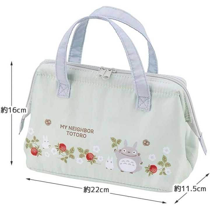 Skater Totoro isolierte Lunch-Tasche in Himbeerrot KGA1-A – Import aus Japan