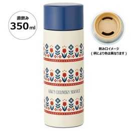 Skater Jiji Edelstahlflasche 350 ml SMBC4B-A Import aus Japan
