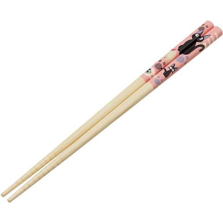 Baguettes en bambou Kiki, 21 cm, motif « Skater », Ghibli, importées du Japon