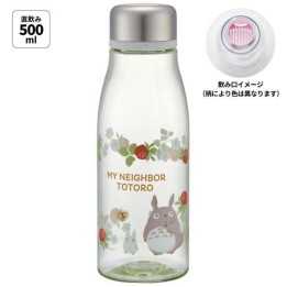Totoro-Trinkflasche 500 ml mit Teesieb, aus Japan importiert