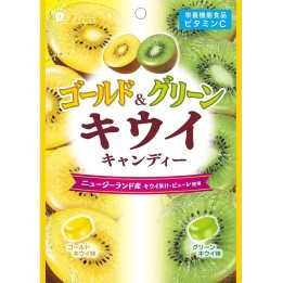 LION OKASHI - Bonbons au Kiwi Vert et au Kiwi Jaune 72g