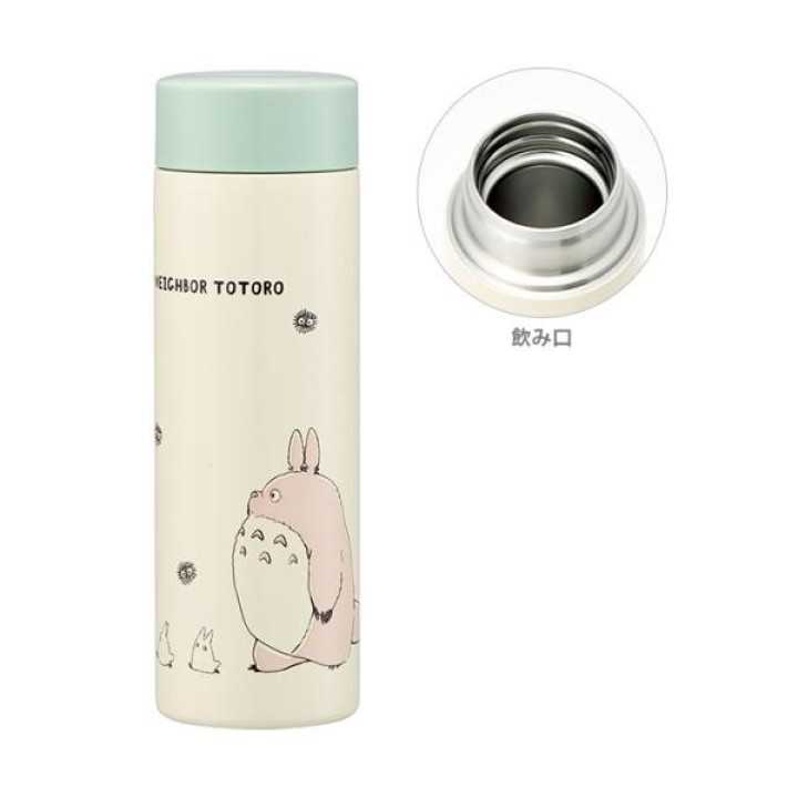 Totoro-Edelstahlflasche 350 ml Skater-Thermoskanne, Import aus Japan