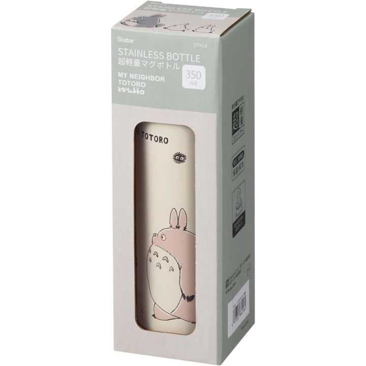 Totoro-Edelstahlflasche 350 ml Skater-Thermoskanne, Import aus Japan